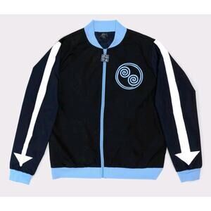CultureFly Avatar The Last Airbender Nickelodeon Unisex Track Jacket Navy Aang